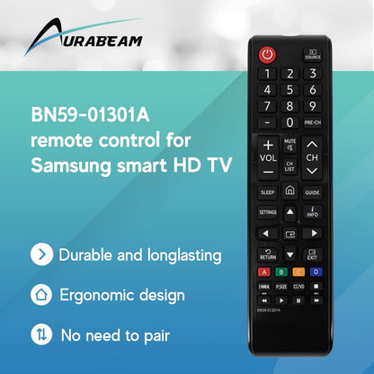 Universal  BN59-01301A TV Remote Control Replacement for Samsung Smart 4K UDR HD LED Televisions